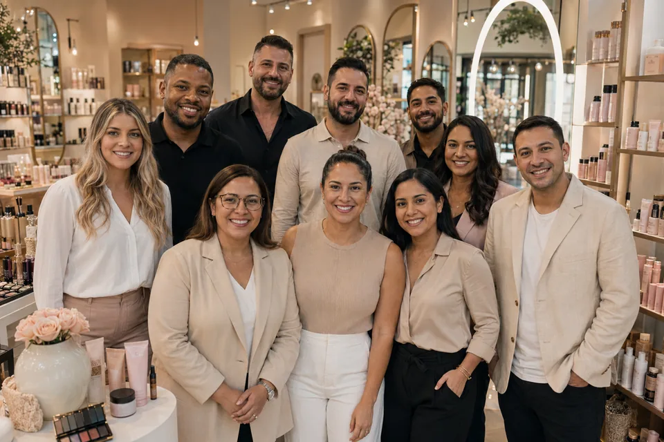 Equipe da Garota&Co na loja, pronta para atender